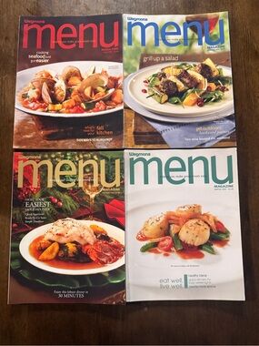 Wegmans Menu Magazine 2005 Set of 4